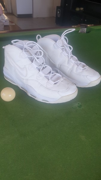 Nike Air More Uptempo 95 Tripple White Pippens Size 12