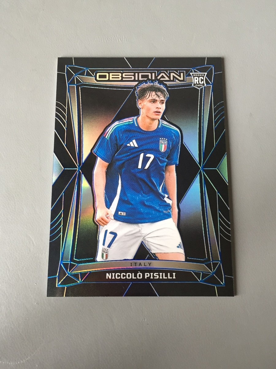 2024-25 Panini Obsidian Niccolo Pisilli RC Rookie Etch Blue 7/20