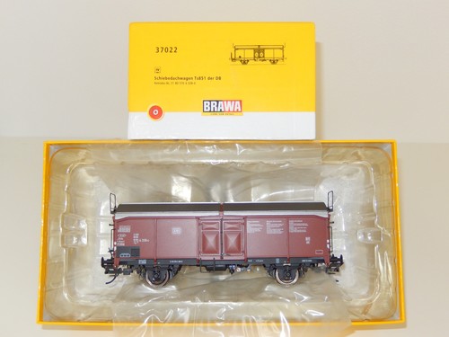 Brawa Spur 0 37022 Schiebedachwagen der DB | Zustand: Gebraucht