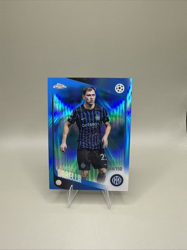 2025-26 Topps Chrome UEFA UCC Nicolò Barella Blue /150 Inter Milan
