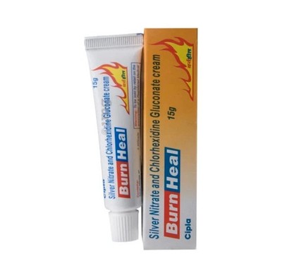 Cipla Burn Heal Silbernitrat- und Chlorhexidin-Gluconat-Creme 15 g kostenlose...