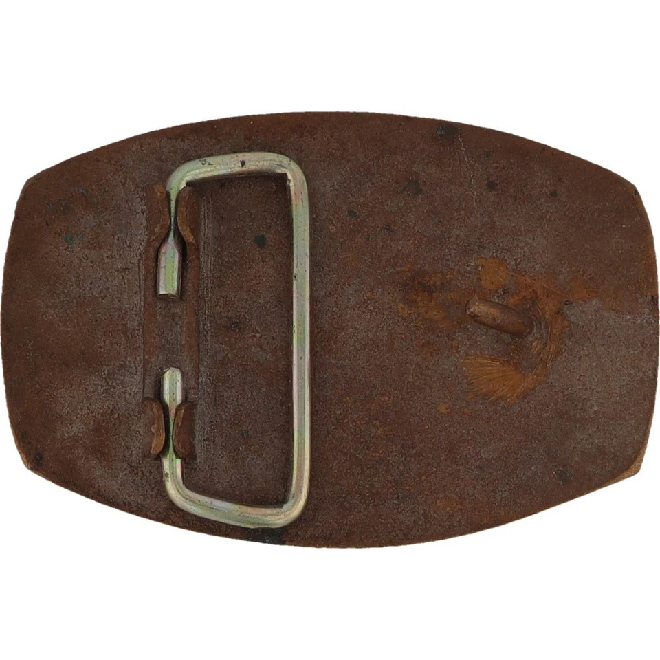Hebilla de cinturón vintage de bronce para equipos de piezas de camiones industria automotriz años 80 Foto 2 de 4