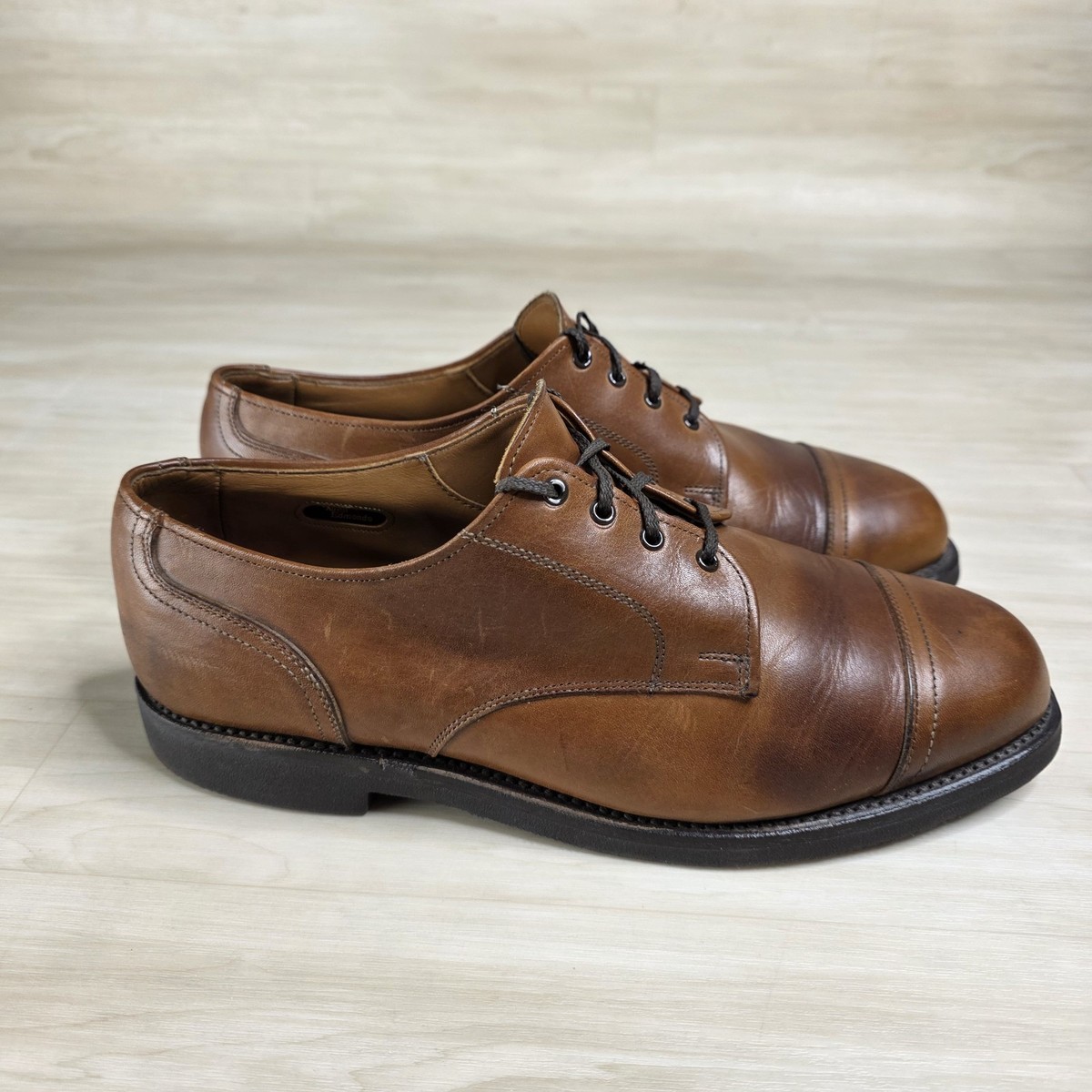 Allen Edmonds Ellsworth Oxford Cap Toe Brown Leather Men\'s Shoes Size 9 EEE‎ allen edmond 9 - Gem main image 4