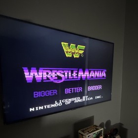 Nintendo NES - WWF WrestleMania - Probado / Funciona 