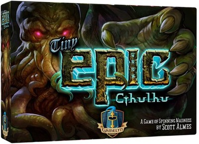 Gamelyn Games   Tiny Epic Cthulhu   Cooperative Board Game   Ages 14+   1-4 Play