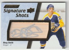 2024-25 UPPER DECK ENGRAINED ICONS SIGNATURE SHOTS INK SILVER DOUG SMITH KINGS