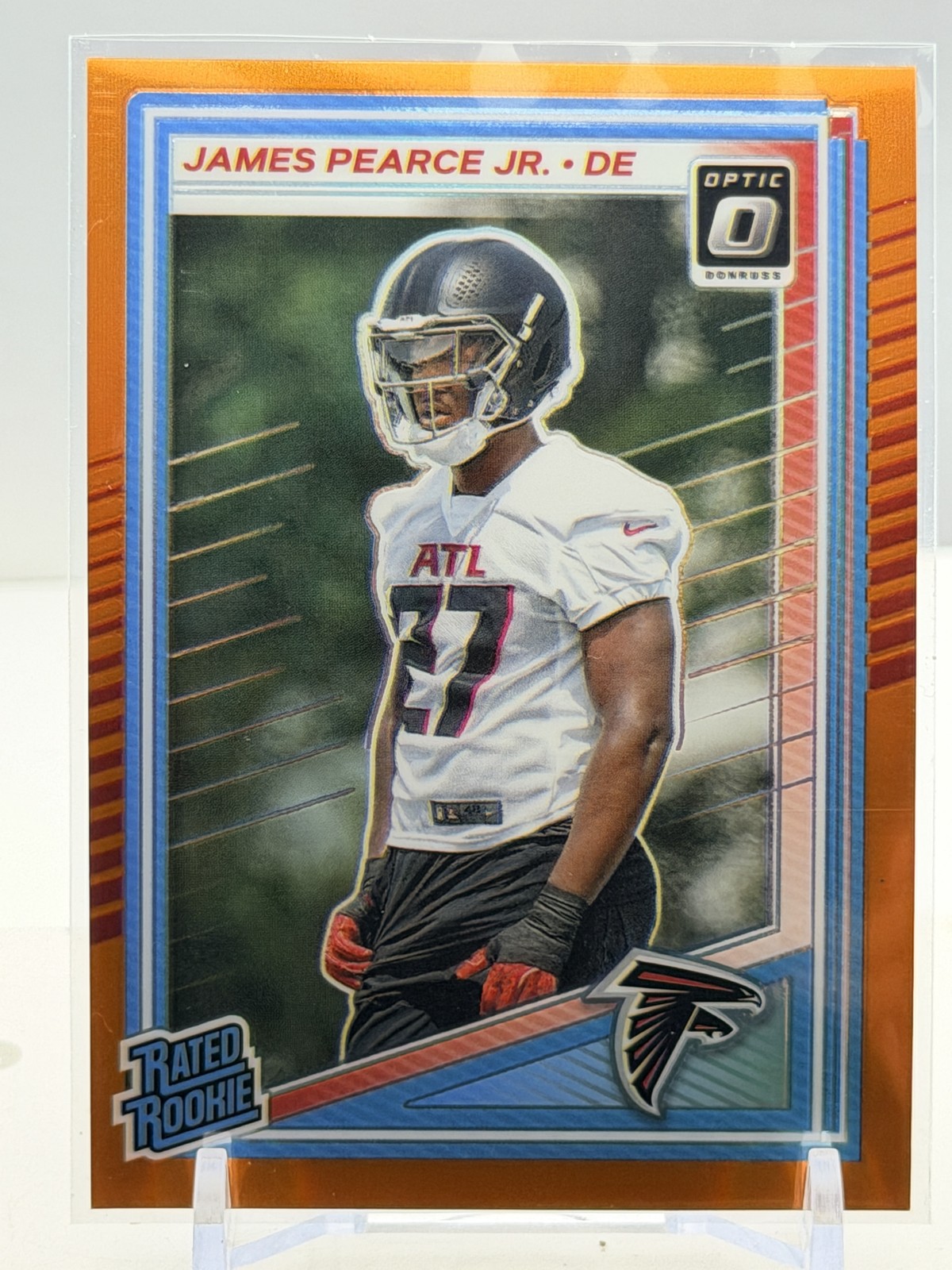 James Pearce Jr. 2025 Donruss Optic Orange #240 SN,RC #/299