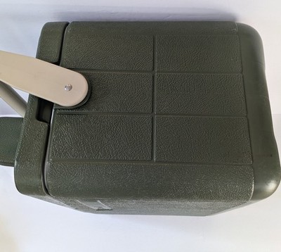 Vintage Coleman Hard Plastic Cooler Avocado Green Model 5277 28