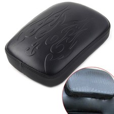 Rear Passenger Pillion Pad Fender Seat 8 Suction Fit Harley Bobber Sportster