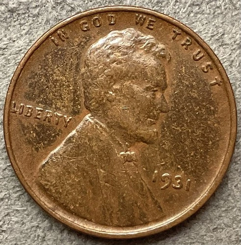 1931p  Lincoln Wheat Cent - [XF EF] Extremely Fine - High Grade Details ~ B500