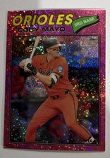 2026 Topps Heritage Baseball - Coby Mayo #49 Chrome Pink Sparkle Refractor