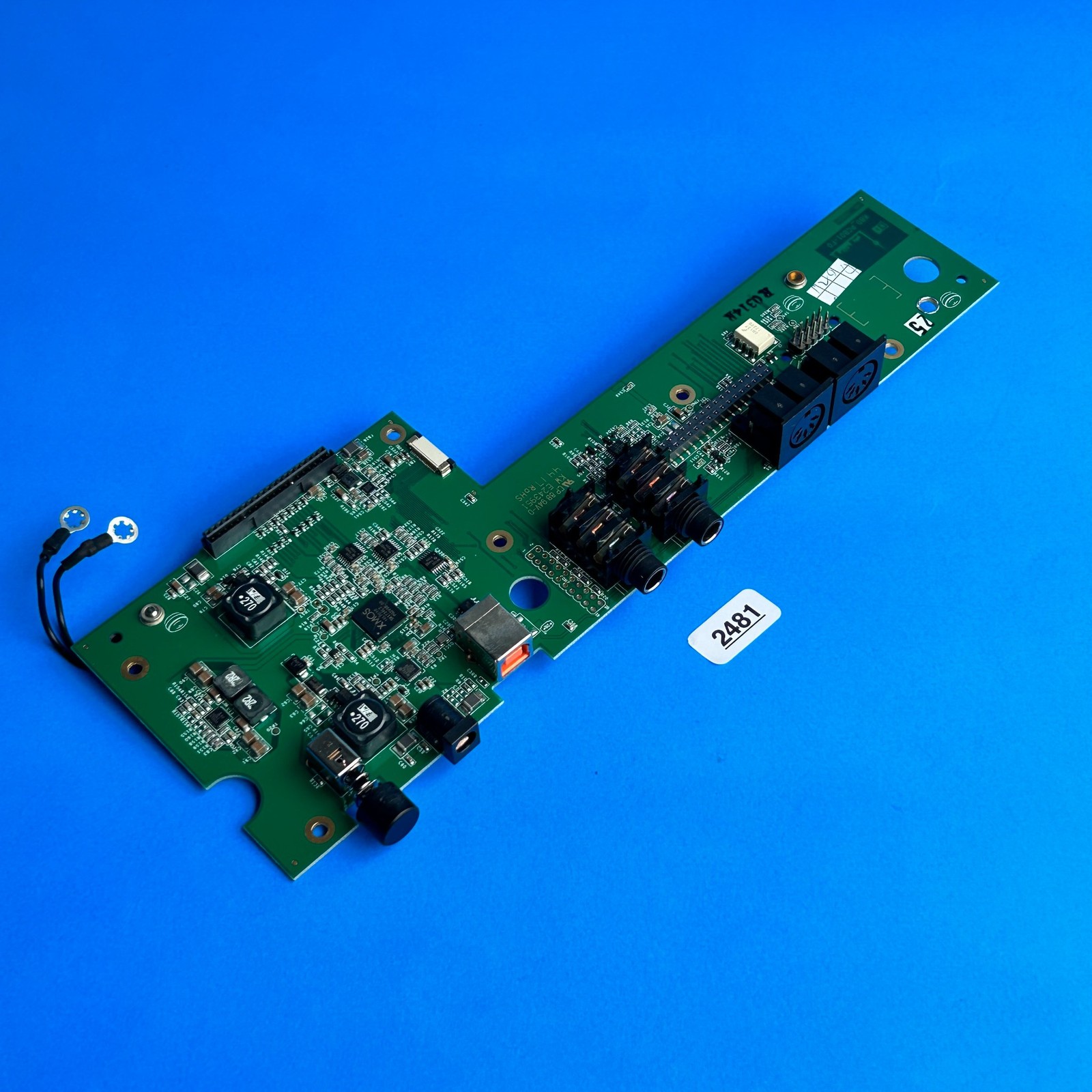 NI KOMPLETE S25 MK1 MIDI Keyboard Part ON/OFF AC USB Input Power Board PBC-01-F0