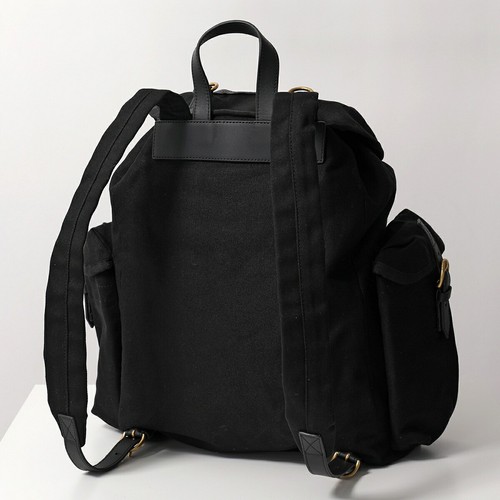 Vivienne Westwood Backpack Women's Canvas Rucksack Bag Metal Orb Bag N401/BLACK - Picture 4 of 9