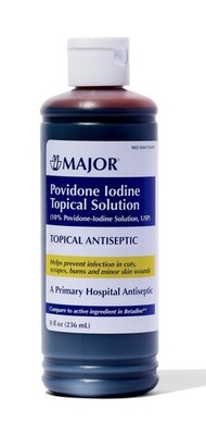 Povidone Iodine 10% Topical Antiseptic, 8 Fl. Oz.