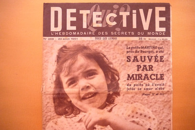 Wer?* Detektiv Hebdo der Welt Nr. 268, 1951, gerettet durch Wunder Martina