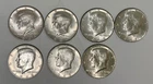 1964 thru 1970 = 7 SILVER  KENNEDY SILVER HALF DOLLARS BU Lots-1