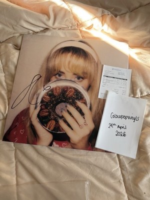 Sabrina Carpenter SIGNED ON COVER Fruitcake Vinyl