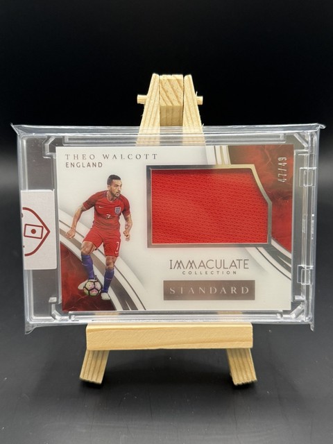 2017 Panini Immaculate Soccer Theo Walcott Patch /49 Player Worm England Arsenal