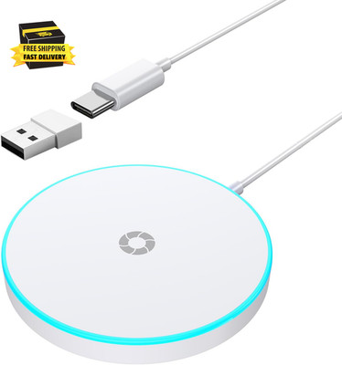For Magsafe Charger with LED Ambient Light, 15W Magnetic Wireless Fast Charging
