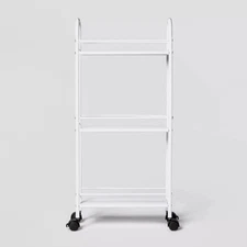 Narrow Storage Cart White - Room Essentials™