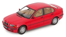 KK Scale 1:18 BMW 3SERIES E46 SEDAN RED 1999 Diecast Model - KKDC181435