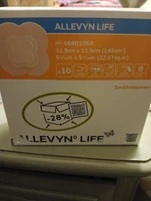 Allevyn™ Life Foam Dressing, Sterile, 5 1/16 × 5 1/16 10 Sheets no box 