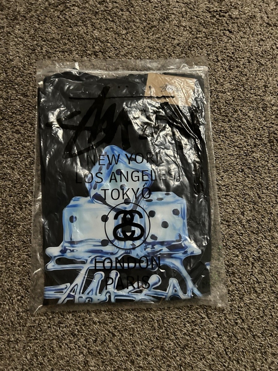 Stussy Melted Ice Dice Cube Shirt Mens Large | eBay