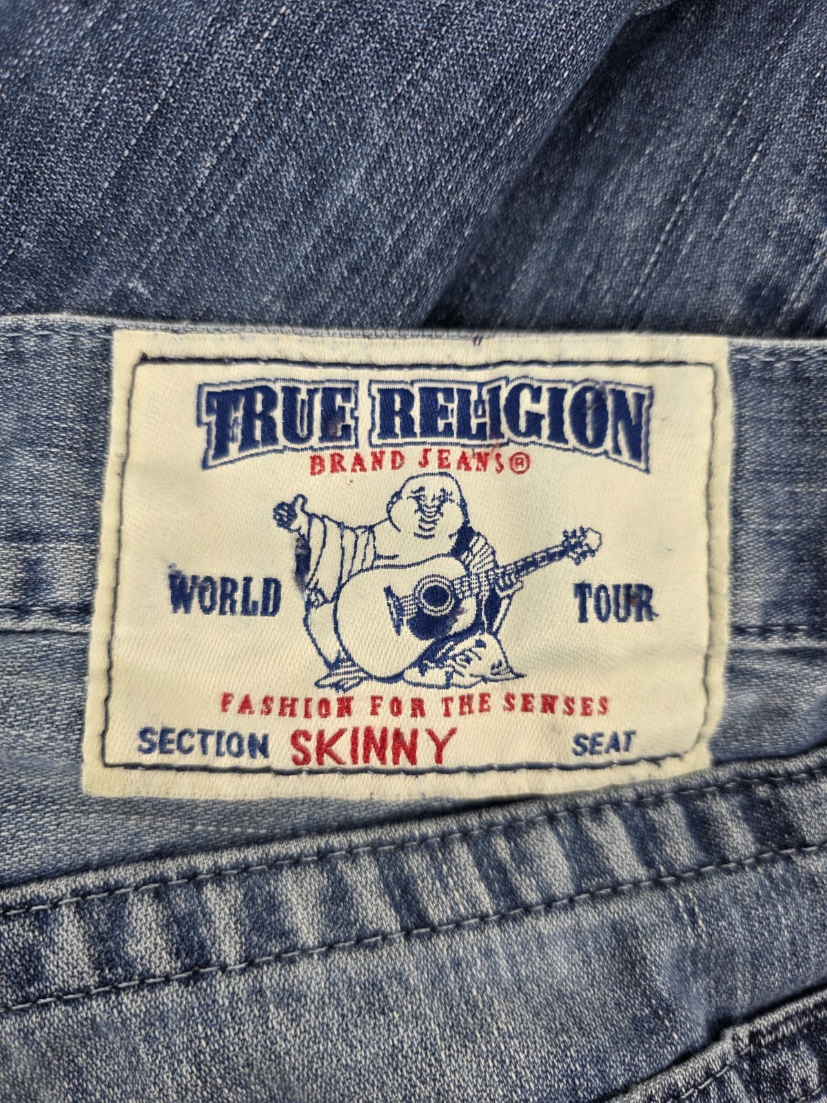 True Religion Mens Skinny Denim Jeans Sz. 32×32 thumbnail 3