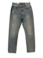 Levi’s Damen Jeans 501 Destroyed - blau - Gr. 28/32