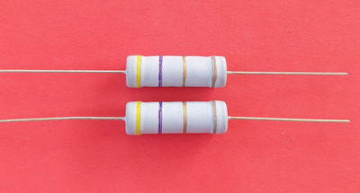 2x Widerstand 0,1-20M Ohm 5W Watt 5% Toleranz Widerstände Resistor 8mm x 24mm
