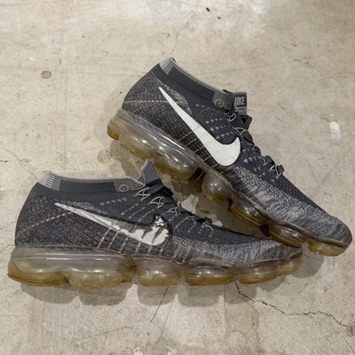 Nike Air VaporMax Flyknit 1 Wolf Grey Pure Platinum 849558-002 Men's Size 11