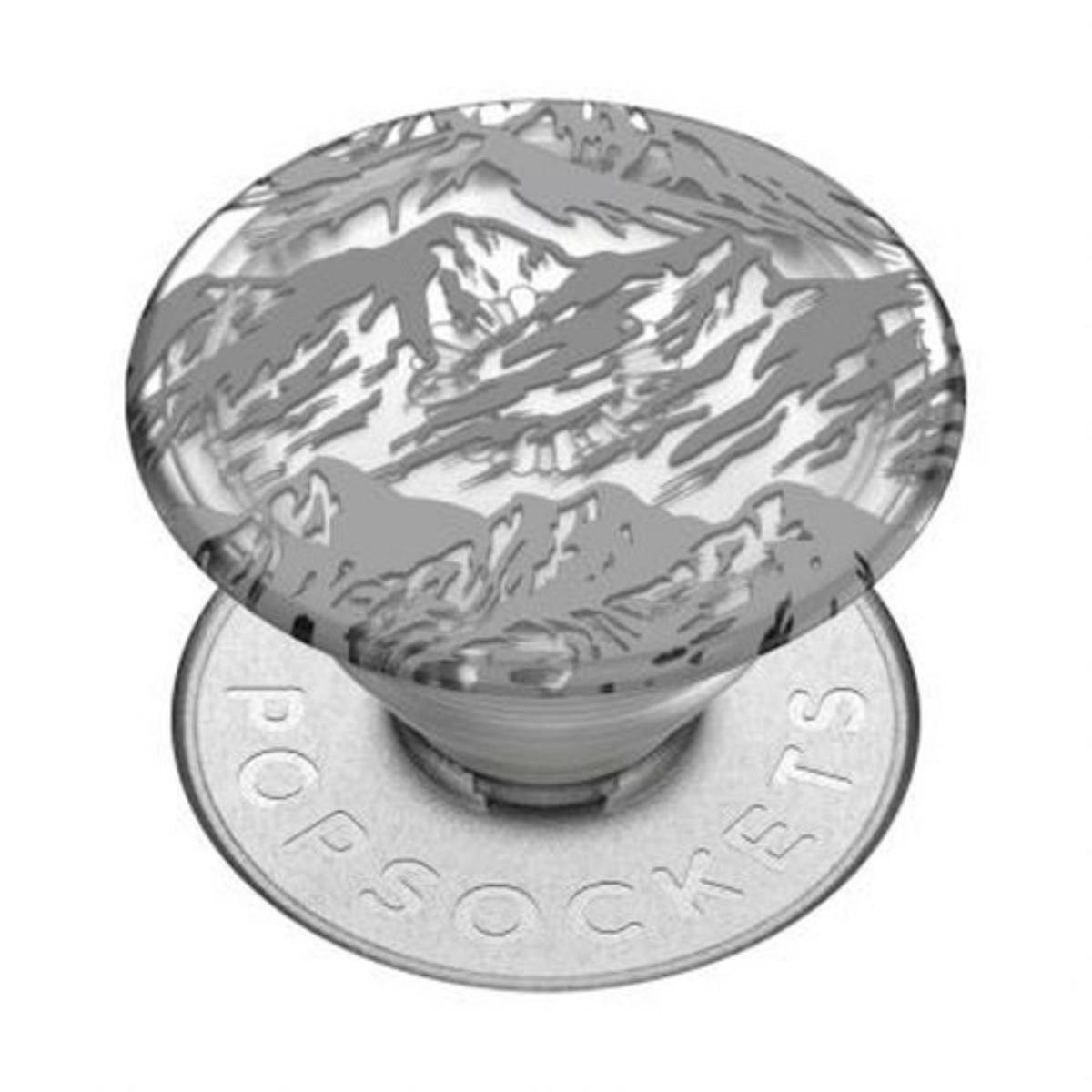 PopGrip PopSockets Design Nature Gris Idéal pour Selfies et Vidéos en Voyage