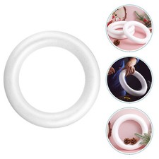 6Pcs Foams Project Painting Foam Crafts DIY Wreath Foam Rings Blank Foam Rings