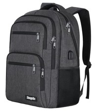 Backpck for Men Women, School Backpack for Boys Girls Teen, 15.6 Inch A2-black