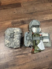 US Military ACU Digital MOLLE IFAK First Aid Kit w/ Supplies w/ TOURNIQUET USED