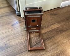 Antique Gundlach Korona View Portrait 4X5 Mahogany View Camera Free Ship