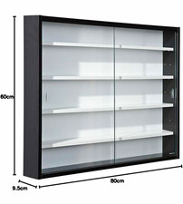 Wall-Mounted Display Cabinet Glass