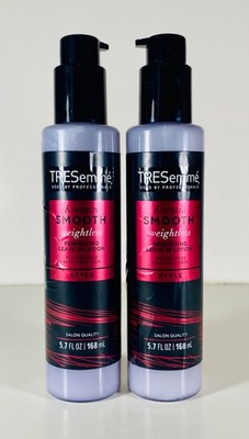 TRESemme Keratin SMOOTH Weightless Perfecting Leave In Conditioner 5.7oz X2 Bot.