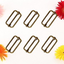 20PCS Slide Belt Connection Roller Buckles Bag Strap Adjustable Metal Pin
