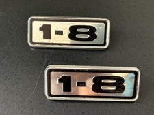 1970s Morris Austin Marina Emblem Badge - 1 Pair