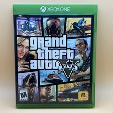 Grand Theft Auto V GTA 5 Microsoft Xbox One Disc Case Manual Tested No Map