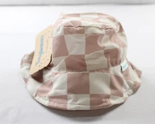Tiny Twinkle Baby Check Print Sun Protective Bucket Hat CL8 Pink Size 9-18Months