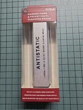 NEW Carbon Fiber/ Velvet Multi Bristle Vinyl Record Cleaning Brush, Anti Static