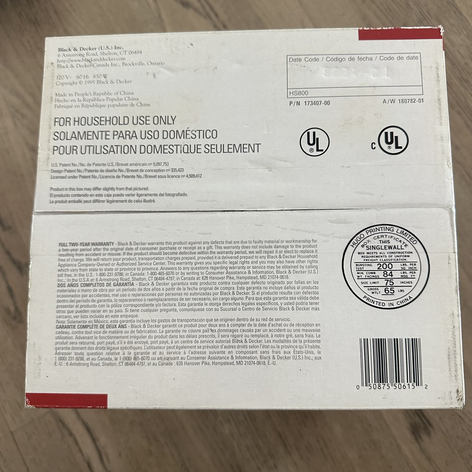 Black & Decker HS800 Flavor Scenter Handy Steamer Rice Cooker BRAND NEW