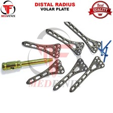 Locking Variable Angle Radius Volar plate 3-5 holes L R  Screw 61 pc TT