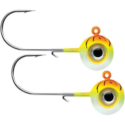 VMC 1/16 oz. Neon Moon Eye Jig Orange Fire UV - 2 Pack - NME 116-OFU