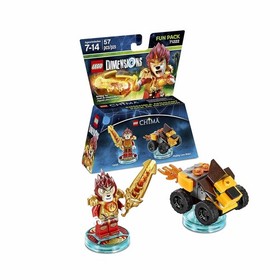 LEGO DIMENSIONS: Laval Fun Pack (71222) Chima - Laval & Mighty Lion Rider 57 Pcs