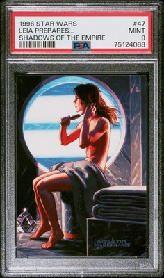 1996 Star Wars Shadows of the Empire #47 Leia Prepares for Xizor PSA 9 MINT