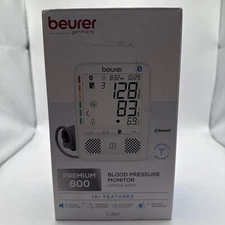 BEURER Series 800 Bluetooth Arm Blood Pressure Monitor Germany NEW in OPEN BOX