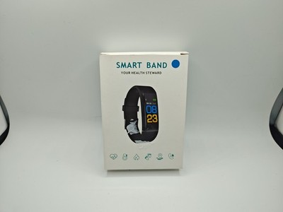 Smart Band Your Health Steward Fitness Tracker Black Bracelet New /Open Box